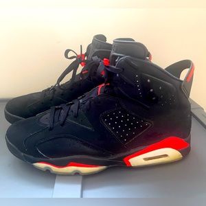 Jordan Retro 6 Black Infrared Men’s  Size 13